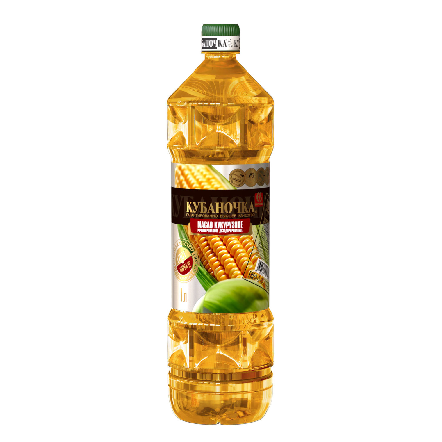 Масло кукурузное рафинированное, Объем: 1 л