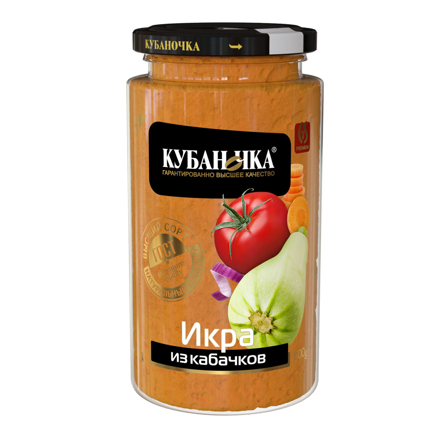 Икра кабачковая, Масса: 500 г