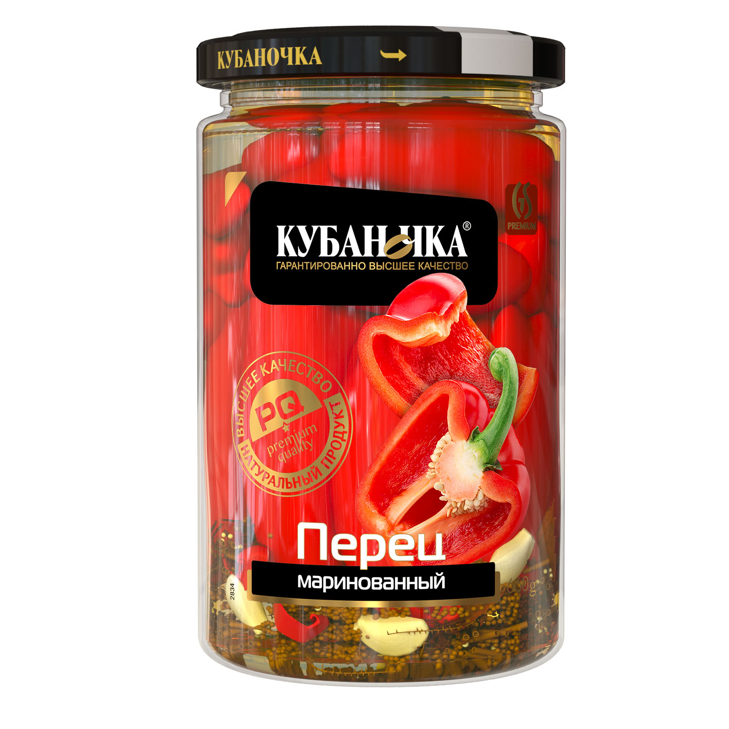 Перец маринованный, Масса: 660 г