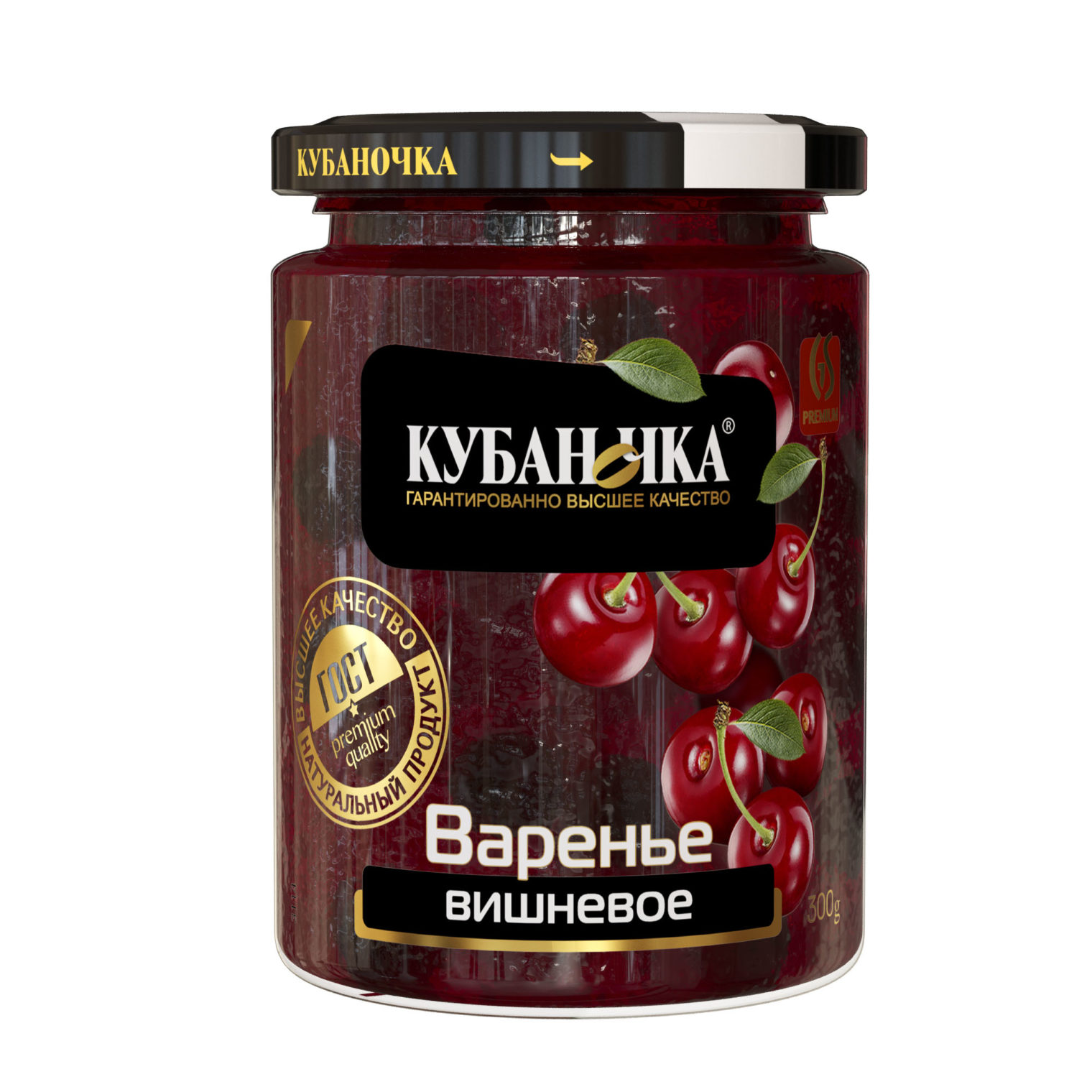 Варенье вишневое, Масса: 300 г